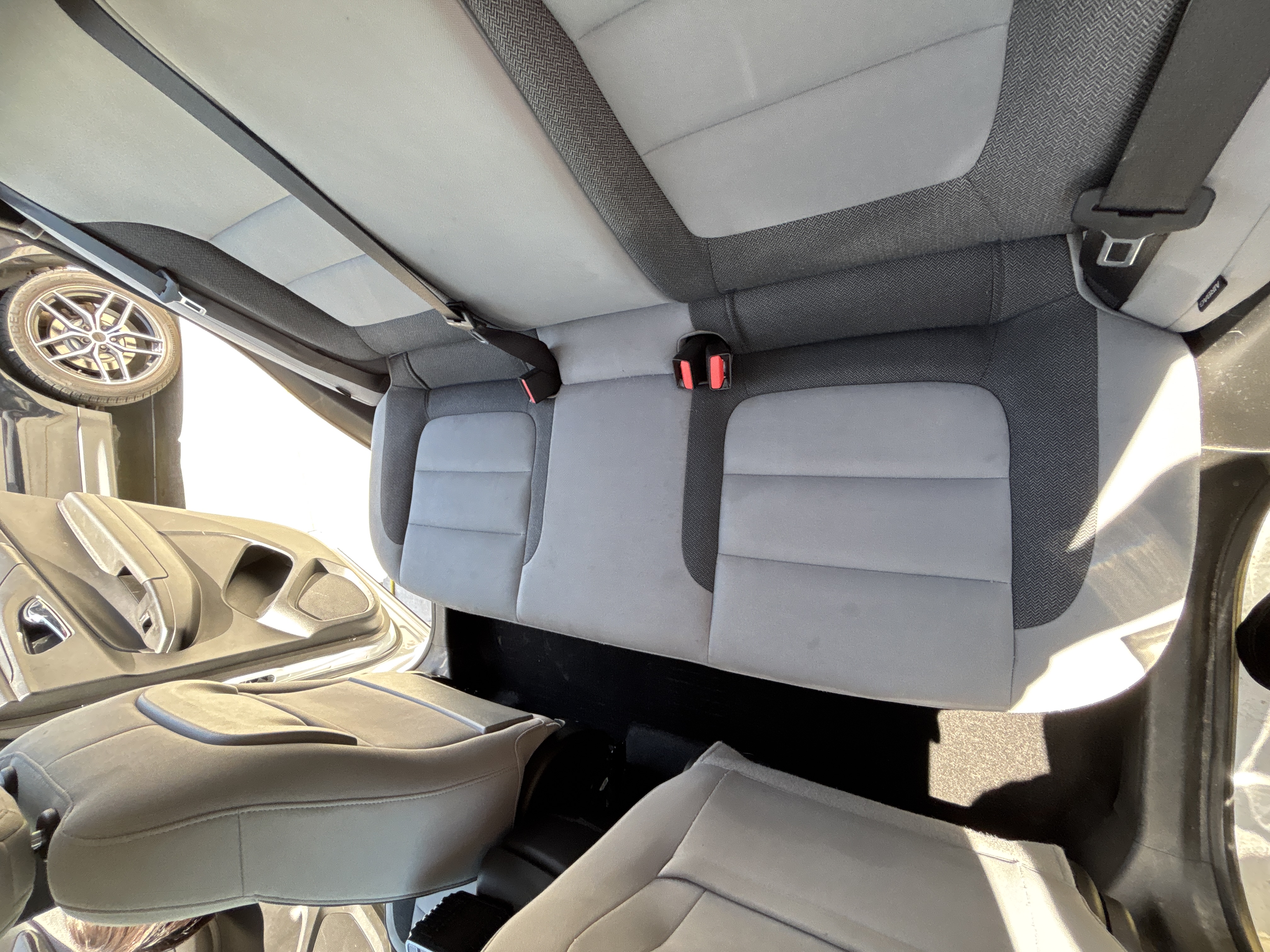 After interior cleaning - clean car seats